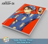Скетчбук (sketchbook) на пружині 80 аркушів Shingeki no Kyojin - Levi sleeping