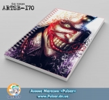 Скетчбук ( sketchbook) на пружине 80 листов Batman | Joker