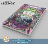 Скетчбук ( sketchbook) на пружине 80 листов Rick and Morty tape 2