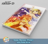 Скетчбук ( sketchbook) на пружине 36 листов  Fairy Tail - Natsu and Lucy