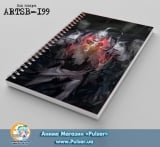Скетчбук ( sketchbook) на пружине 80 листов Fullmetal Alchemist tape 3