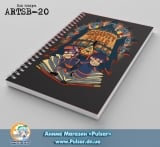 Скетчбук ( sketchbook) на пружине 80 листов  GravityFalls