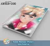 Скетчбук ( sketchbook) на пружині 80 аркушів Boruto