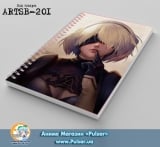 Скетчбук ( sketchbook) на пружине 80 листов NieR:Automata&trade;