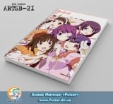 Скетчбук ( sketchbook) на пружине 36 листов  Monogatari