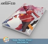 Скетчбук ( sketchbook) на пружине 80 листов Darling in the FranXX&trade; tape 3