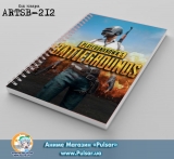 Скетчбук ( sketchbook) на пружине 80 листов PlayerUnknown's Battlegrounds tape 1