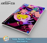 Скетчбук ( sketchbook) на пружині 80 аркушів JoJo`s Bizarre Adventure tape 3