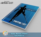 Скетчбук ( sketchbook) на пружине 80 листов Detroit: Become Human  tape 02