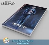 Скетчбук ( sketchbook) на пружине 80 листов Detroit: Become Human  tape 09