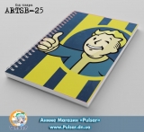 Скетчбук (sketchbook) на пружині 36 аркушів Fallout 4