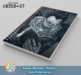 Скетчбук ( sketchbook) на пружине 80 листов  Ryuk