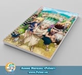 Скетчбук ( sketchbook) на пружине 80 листов &laquo;Dr. Stone&raquo; - tape 2