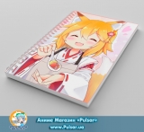 Скетчбук (sketchbook) на пружині 80 аркушів &laquo;The Helpful Fox Senko-san&raquo; - tape 2