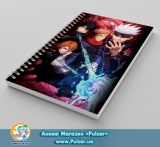 Скетчбук ( sketchbook) на пружине 80 листов &laquo;Магическая битва [Jujutsu Kaisen]&raquo; tape 1