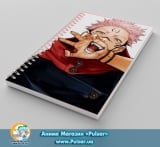 Скетчбук ( sketchbook) на пружине 80 листов &laquo;Магическая битва [Jujutsu Kaisen]&raquo; tape 3