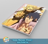 Скетчбук (sketchbook) на пружині 80 аркушів «Naruto» tape 5