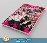 Скетчбук (sketchbook) на пружині 80 аркушів &laquo;Danganronpa&raquo; tape 1