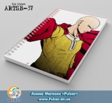 Скетчбук ( sketchbook) на пружине 36 листов One-Punch Man - Saitama tape 1