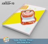 Скетчбук (sketchbook) на пружині 80 аркушів Himouto! Umaru-chan