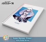 Скетчбук ( sketchbook) на пружине 80 листов Undertale - 05