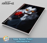 Скетчбук (sketchbook) на пружині 80 аркушів Death Note - Ryuk