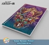 Скетчбук (sketchbook) на пружині 80 аркушів NG Evangellion
