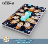Скетчбук ( sketchbook) на пружине 80 листов Haikyuu!!  - Team