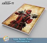 Скетчбук ( sketchbook) на пружине 80 листов Deadpool - Centrino