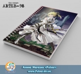 Скетчбук ( sketchbook) на пружине 80 листов  Fate Stay Night tape 1