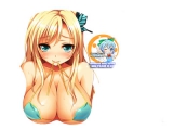 3D коврик для мышки из аниме Boku Wa Tomodachi Ga Sukunai  (У меня мало друзей) модель Sena Kashiwazaki ( Bikini Ver)