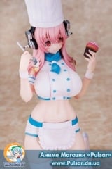 Оригинальная аниме фигурка Super Sonico Nama Figure Patissier Ver. 1/6 Complete Figure