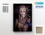 Картина (натуральне полотно) World of Warcraft tape 03