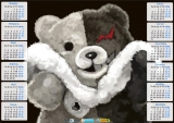 Календарь A3 на 2015 год в аниме стиле Danganronpa  Школа Отчаяния Tape 1