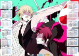 Календарь A3 на 2015 год в аниме стиле Durarara!! Дюрарара!!  Tape 2