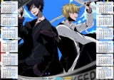 Календарь A3 на 2015 год в аниме стиле Durarara!! Дюрарара!!  Tape 5