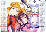 Календар A3 на 2015 рік в аніме стилі Neon Genesis Evangelion Євангеліон Tape 3