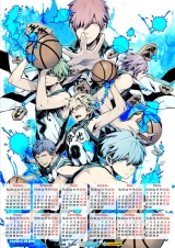Календарь A3 на 2015 год в аниме стиле Kuroko no Basuke Баскетбол Куроко Tape 1
