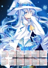 Календарь A3 на 2015 год в аниме стиле Vocaloid Miku Hatsune Мику Хатсуне Tape 1