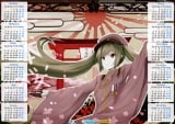 Календарь A3 на 2015 год в аниме стиле Vocaloid Miku Hatsune Мику Хатсуне Tape 4