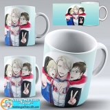 Чашка "Yuri!!! on Ice" (Юрий на льду)  -  Tape 18