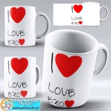 Чашка "I love Kpop"