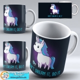 Чашка "Black Edition"  - Unicorn III style