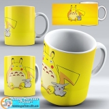 Чашка "Ghibli art work" - Totoro and Pikachu another