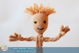 Мягкая игрушка "Amigurumi"  "Guardians of the Galaxy-Groot"