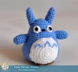 Мягкая игрушка Amigurumi "Totoro: Forest Spirits" (Ручная Работа) ( комплект 3 шт)