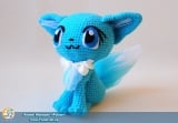 Мягкая игрушка "Amigurumi"  "Аниме Кошка"