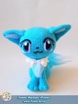Мягкая игрушка "Amigurumi"  "Аниме Кошка"