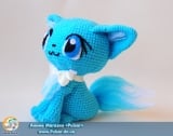 Мягкая игрушка "Amigurumi"  "Аниме Кошка"