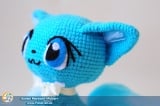 Мягкая игрушка "Amigurumi"  "Аниме Кошка"